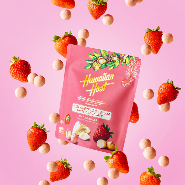 Strawberries & Cream Paradise Collection Large Bag