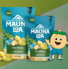 Mauna Loa Dill Pickle Macadamias Named a Top Vegan Snack by VegNews