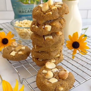 Image for Pumpkin White Chocolate Macadamia Cookies - Fall Cookie Recipe