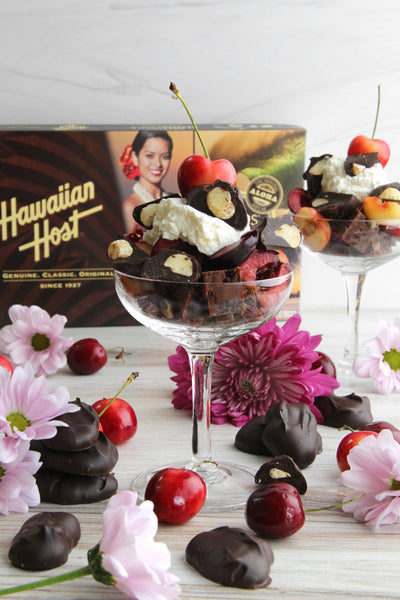 Crunchy Macadamia Black Forest Parfaits