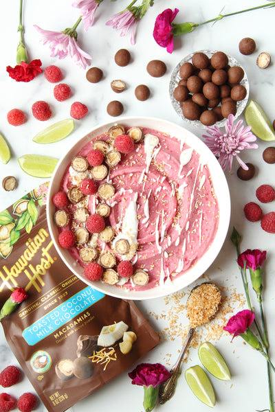 Raspberry Coconut Lime Smoothie Bowl
