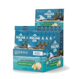 Flavored Macadamias - Garlic Onion Snack Macs