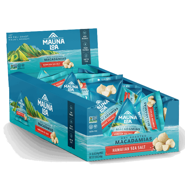 Flavored Macadamias - Hawaiian Sea Salt Mini Mauna - Hawaiian Host X Mauna Loa Gallery Fullscreen Image