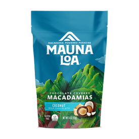 Chocolate Covered Macadamias - Milk Chocolate Coconut Small Bag