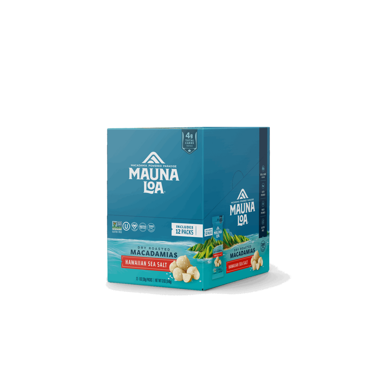 Flavored Macadamias - Hawaiian Sea Salt Snack Macs - Hawaiian Host X Mauna Loa Gallery Fullscreen Image