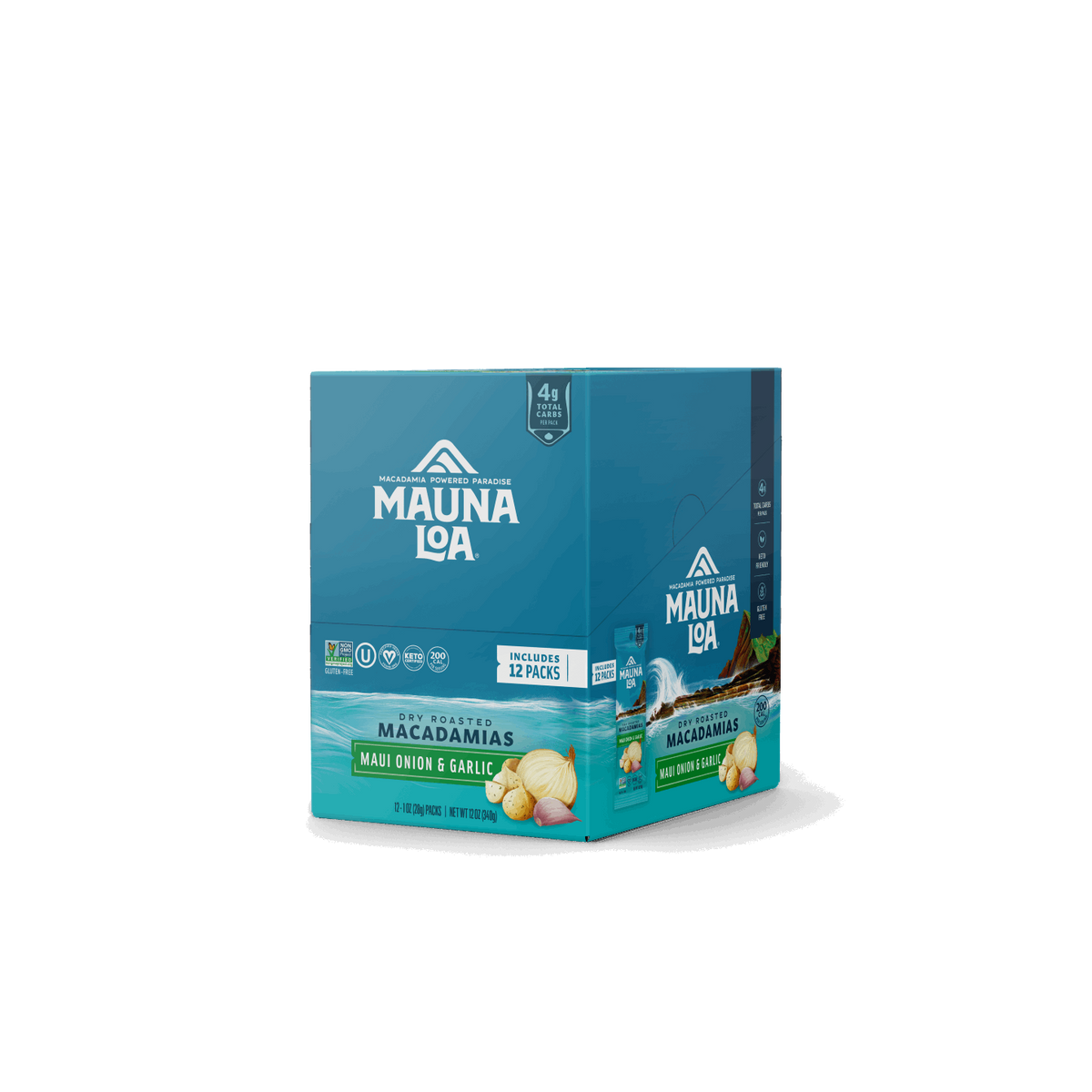 Flavored Macadamias - Maui Onion & Garlic Snack Macs - Hawaiian Host X Mauna Loa Gallery Fullscreen Image