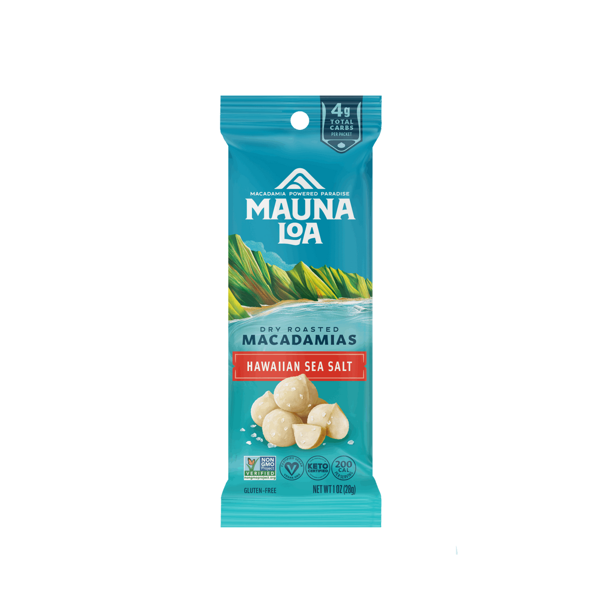 Flavored Macadamias - Hawaiian Sea Salt Snack Macs - Hawaiian Host X Mauna Loa Gallery Fullscreen Image