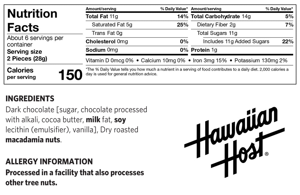 AlohaMacs Dark Chocolate Box