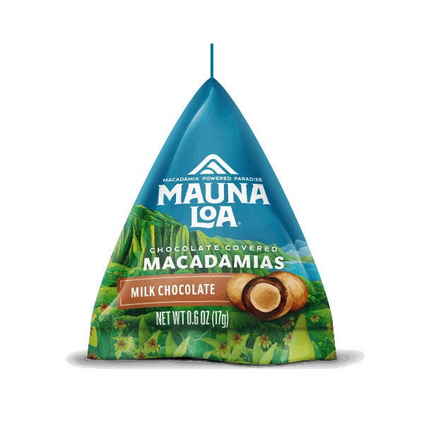 Chocolate Covered Macadamias - Milk Chocolate Mini Mauna - Hawaiian Host X Mauna Loa Gallery Fullscreen Image