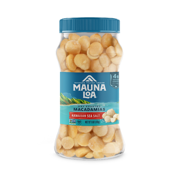 Flavored Macadamias - Hawaiian Sea Salt Jar - Hawaiian Host X Mauna Loa Gallery Fullscreen Image