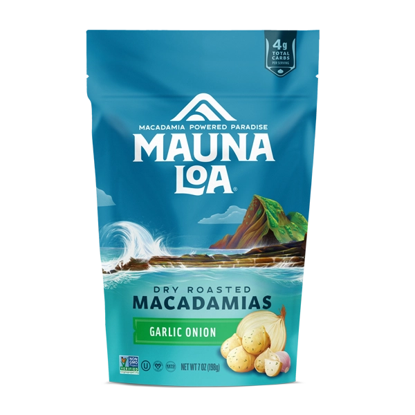 Mauna Loa Dry Roasted Garlic Onion Macadamias Gallery Fullscreen Image