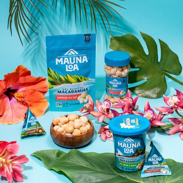 Flavored Macadamias - Hawaiian Sea Salt Mini Mauna - Hawaiian Host X Mauna Loa Gallery Fullscreen Image