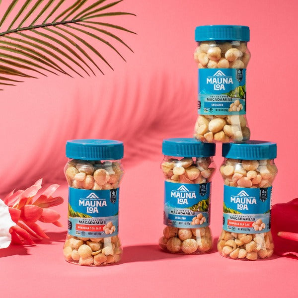 Flavored Macadamias - Hawaiian Sea Salt Jar - Hawaiian Host X Mauna Loa Gallery Fullscreen Image