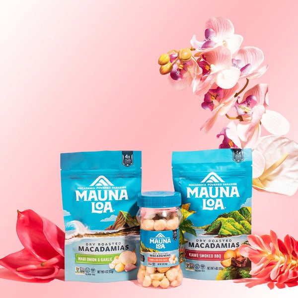 Flavored Macadamias - Hawaiian Sea Salt Jar - Hawaiian Host X Mauna Loa Gallery Fullscreen Image