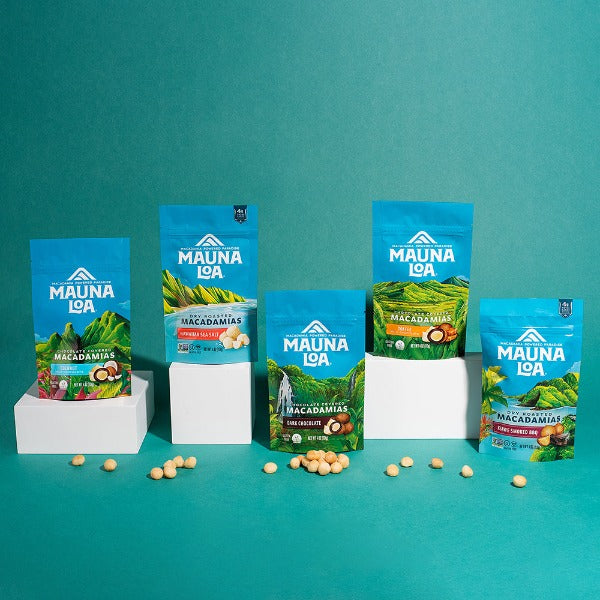 Chocolate Covered Macadamias - Milk Chocolate Toffee Small Bag - Hawaiian Host X Mauna Loa Gallery Fullscreen Image