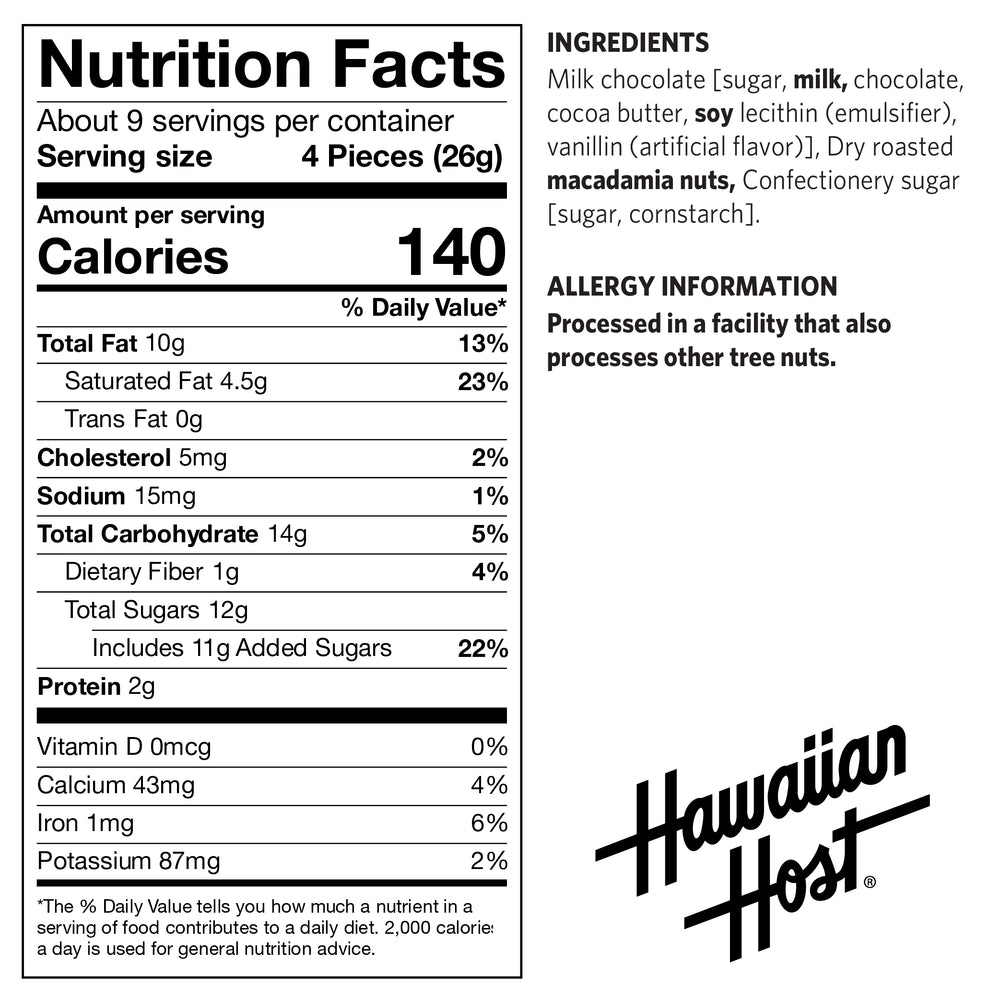 Paradise Collection Milk Chocolate Bag