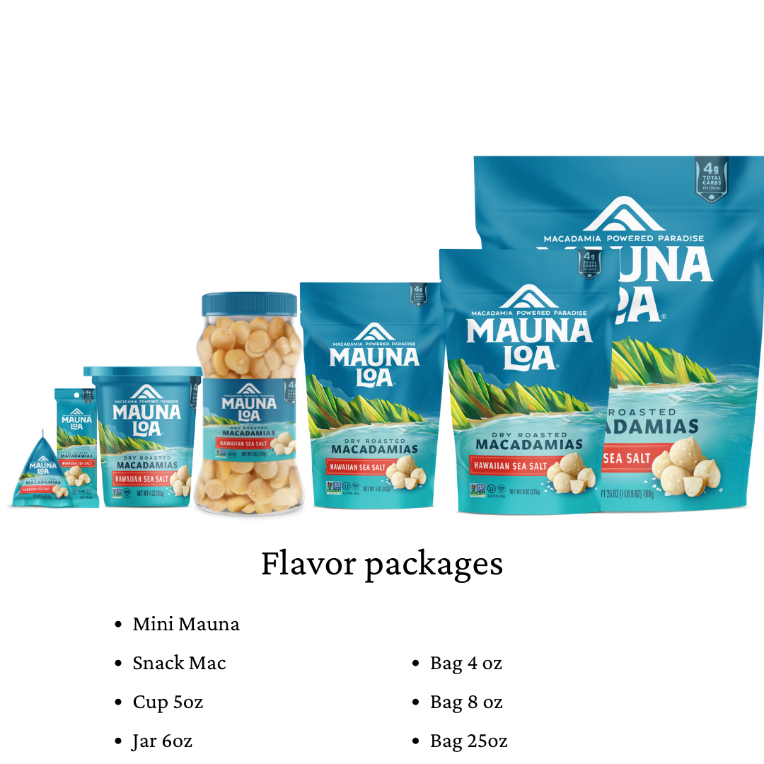 Flavored Macadamias - Sea Salt Jar Gallery Fullscreen Image